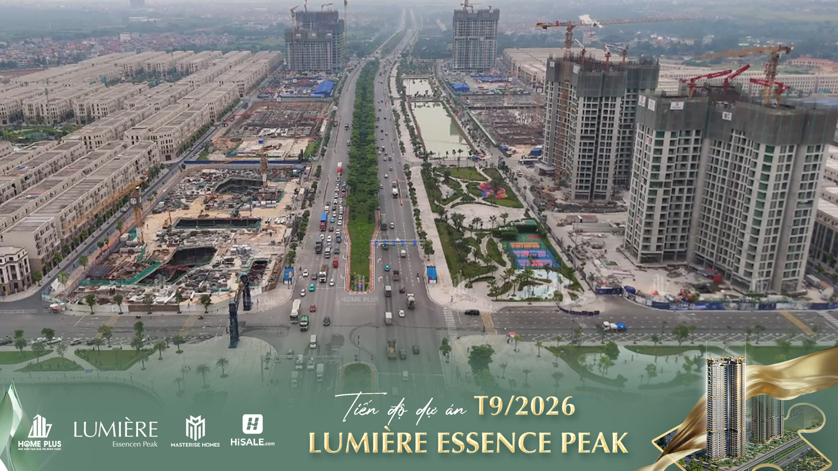 CẬP NHẬT TIẾN ĐỘ T9/2026 LUMIÈRE ESSENCE PEAK