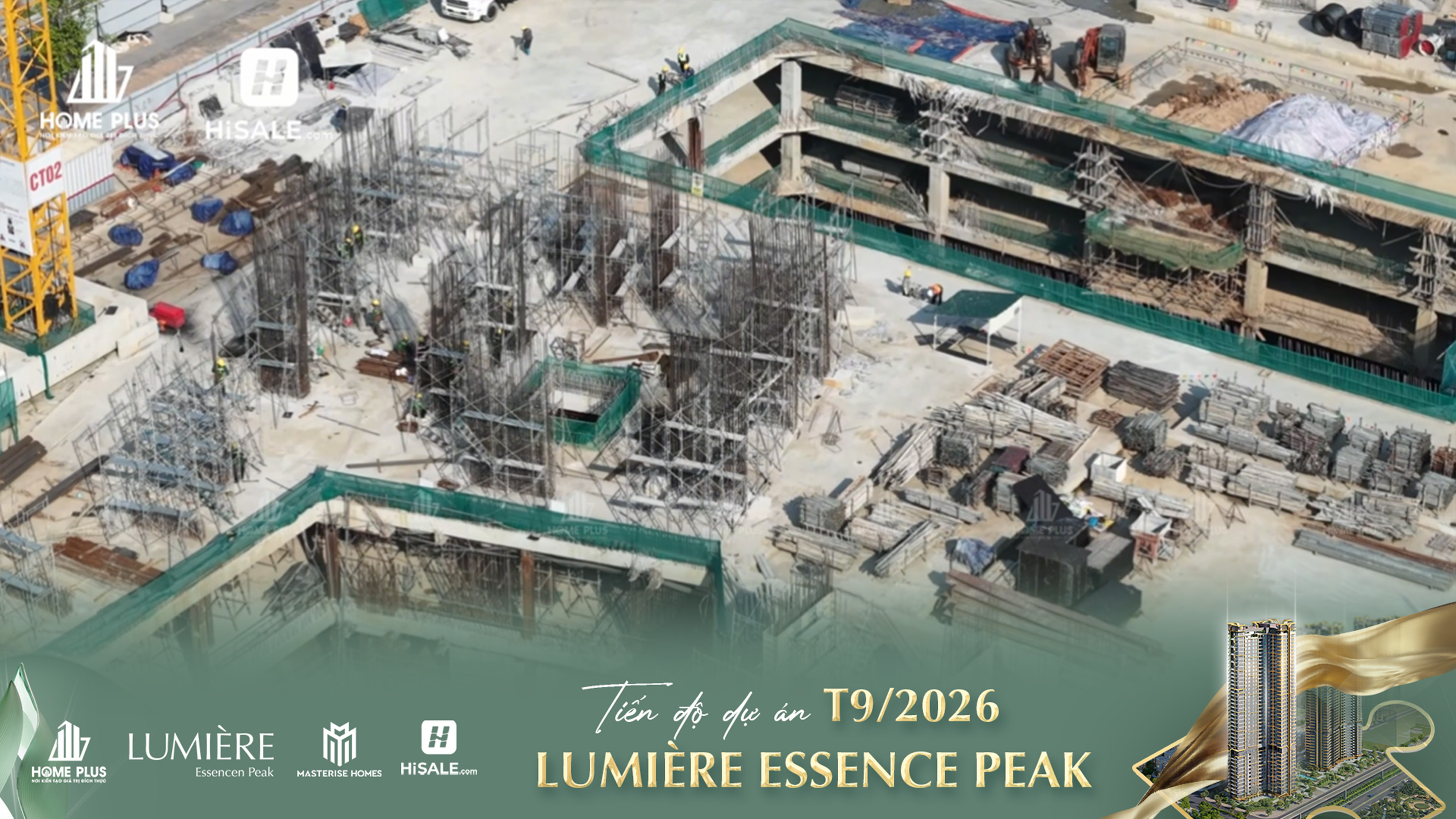CẬP NHẬT TIẾN ĐỘ T9/2026 LUMIÈRE ESSENCE PEAK