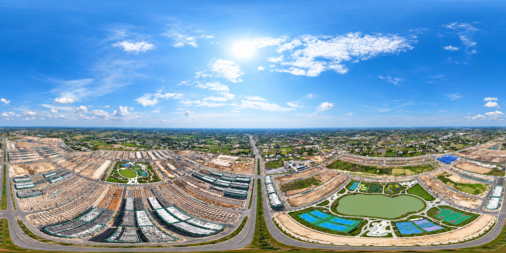 cập nhật tiến độ 360 tháng 6 Vinhomes Green City