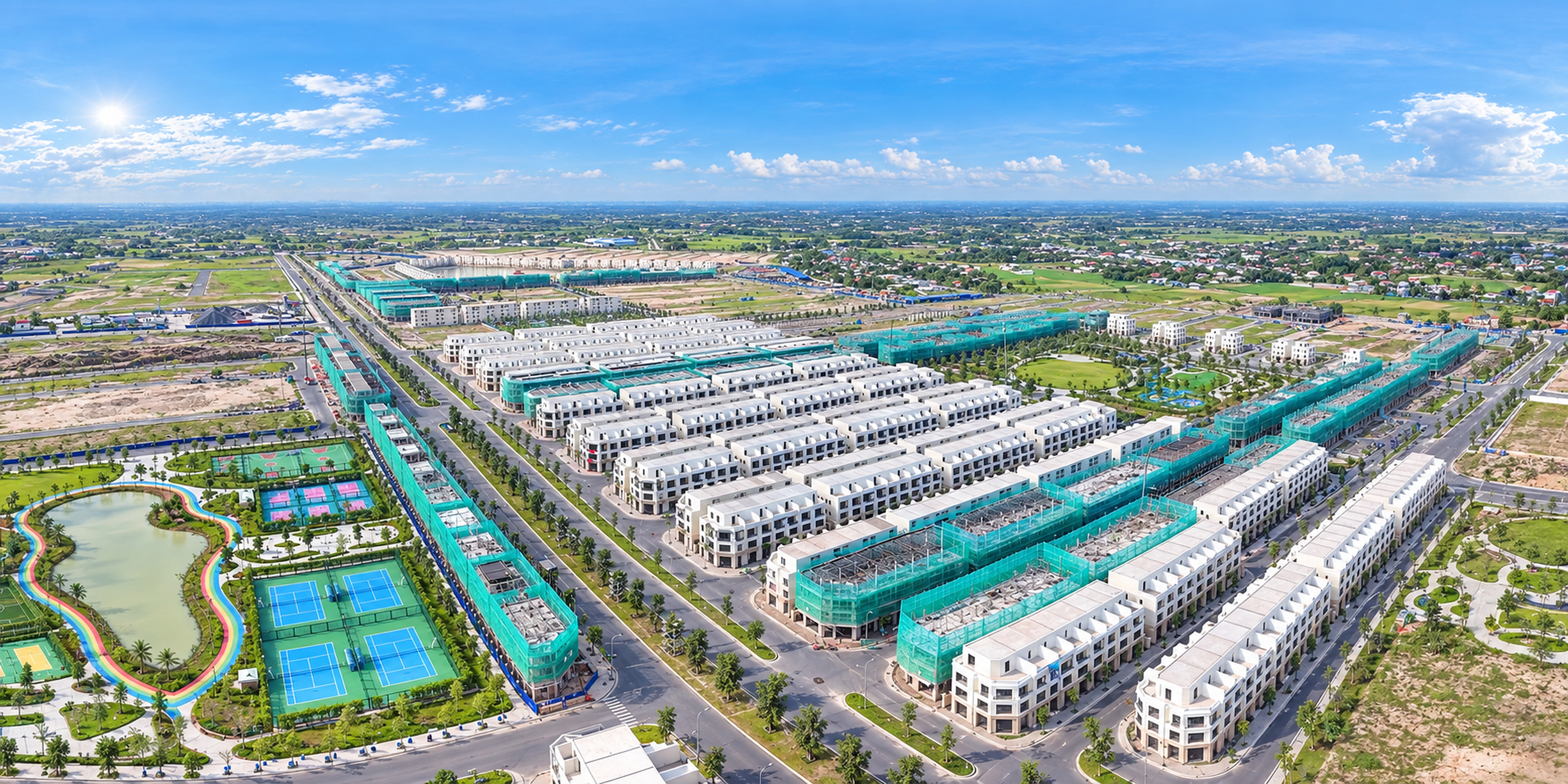 Cập nhật ảnh 360 tiến độ tháng 8 Vinhomes Green City